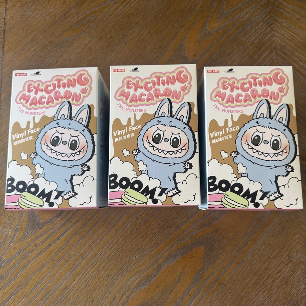 Exciting Macaron The Monsters Vinyl Face Action Figure
